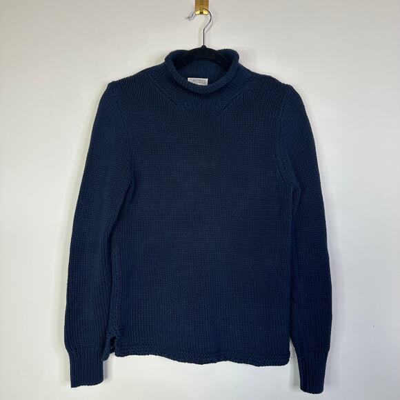 Quaker Marine Supply Co Women's Fisherman's Sweater in Navy Size XS - Picture 2 of 7